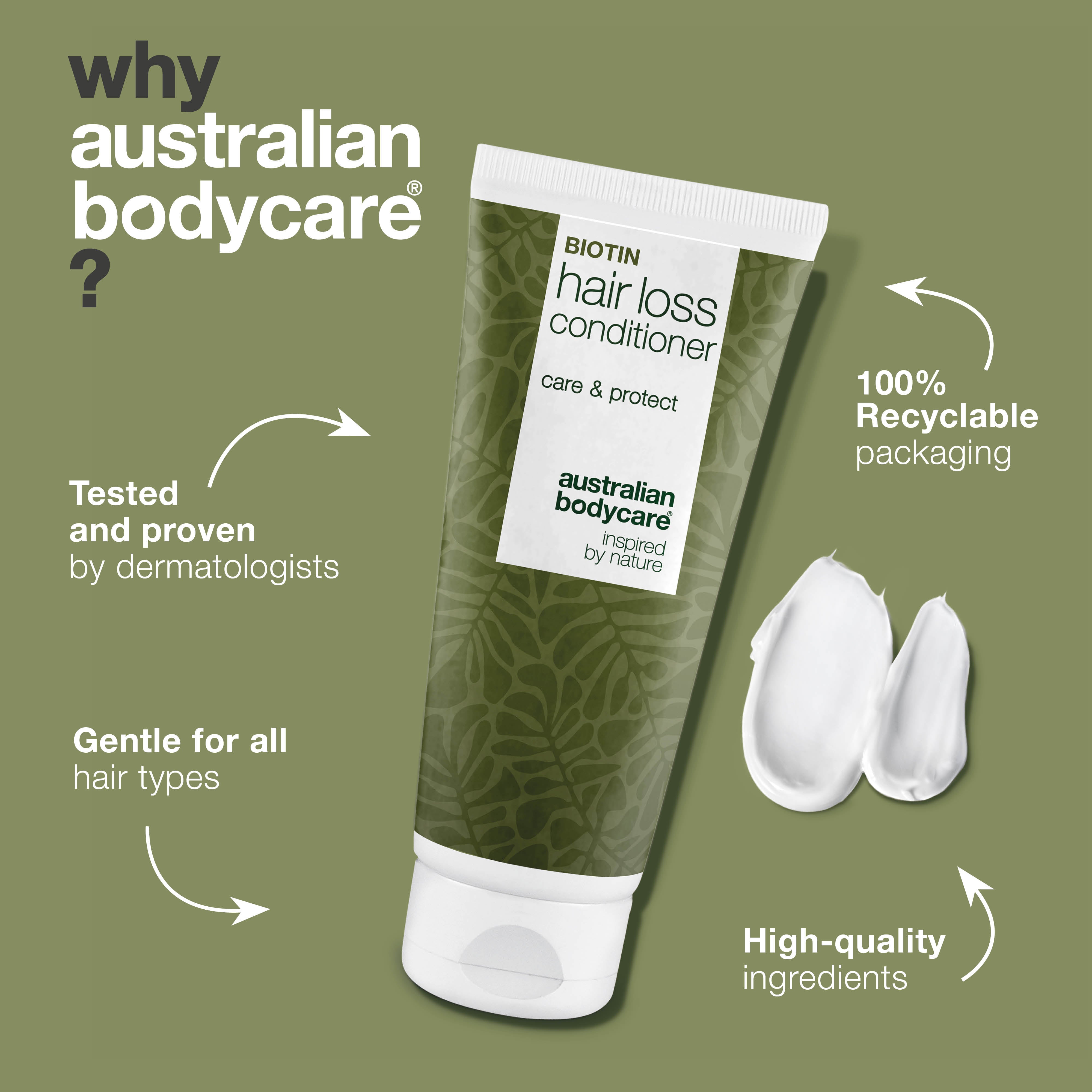 Hoitoaine ohuthiuksisille — Lisää volyymia ja kosteuttaa luonnollisilla aktiiveilla, sopii päivittäiseen käyttöön.