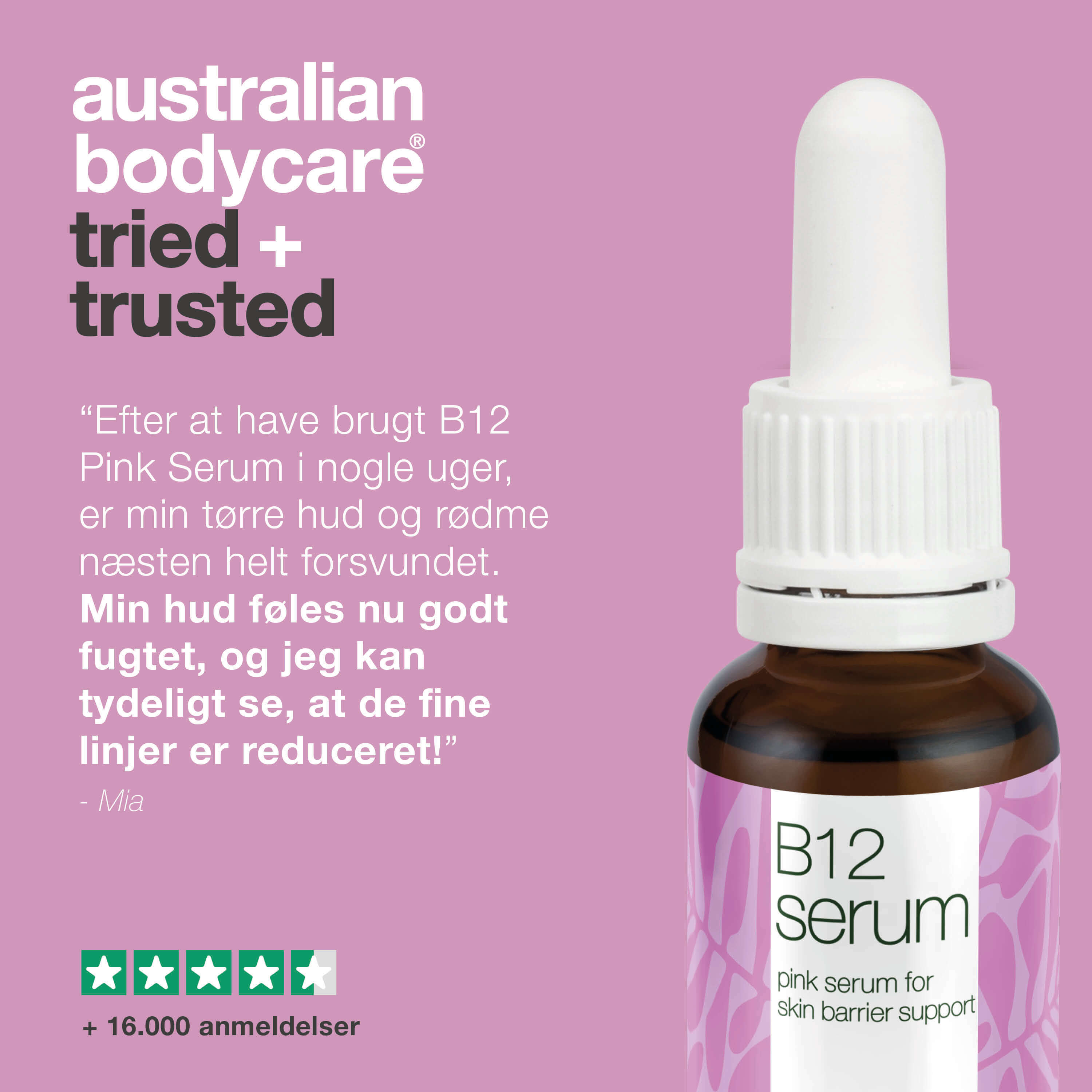 B12 Serum anbefaling fra Mia