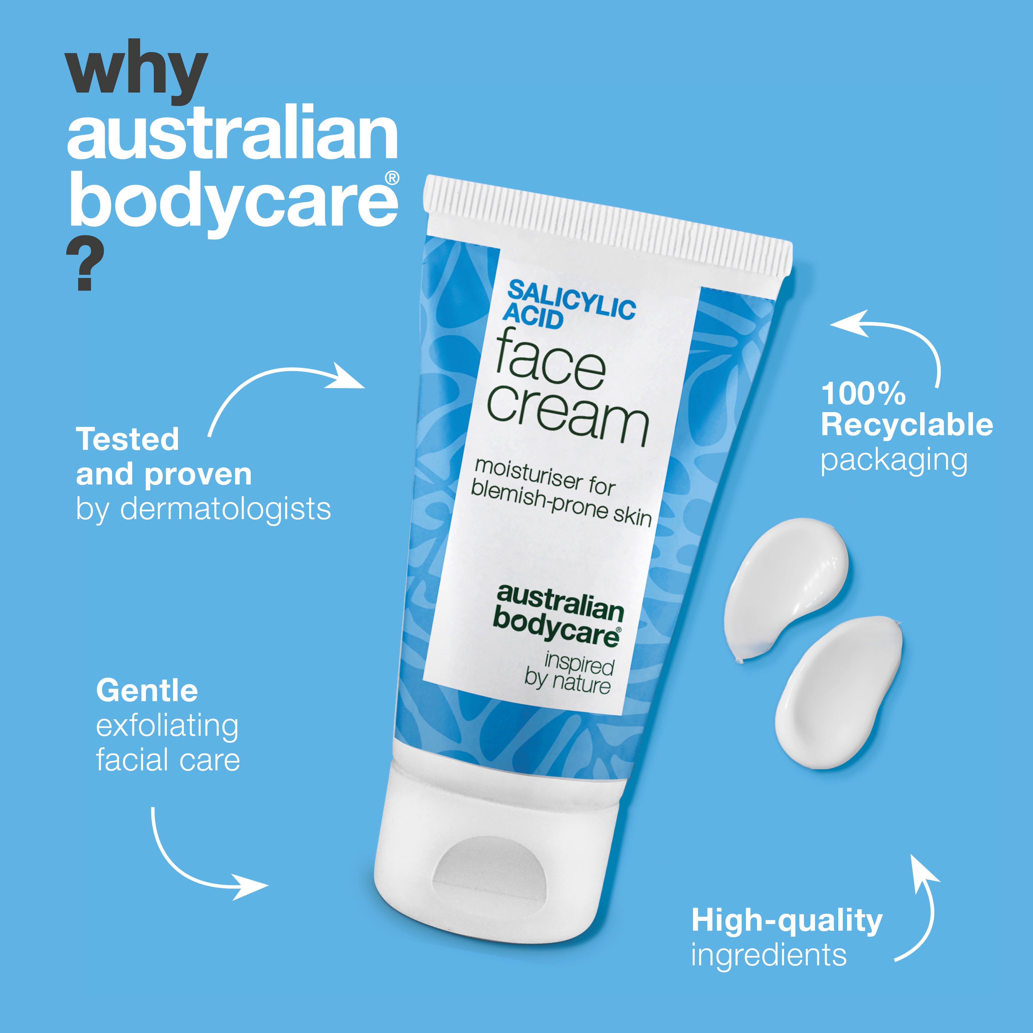 Kasvovoide salisyylihapolla näppyihin ja mustapäihin – puhdistaa ihohuokoset ja tasapainottaa rasvoittumista