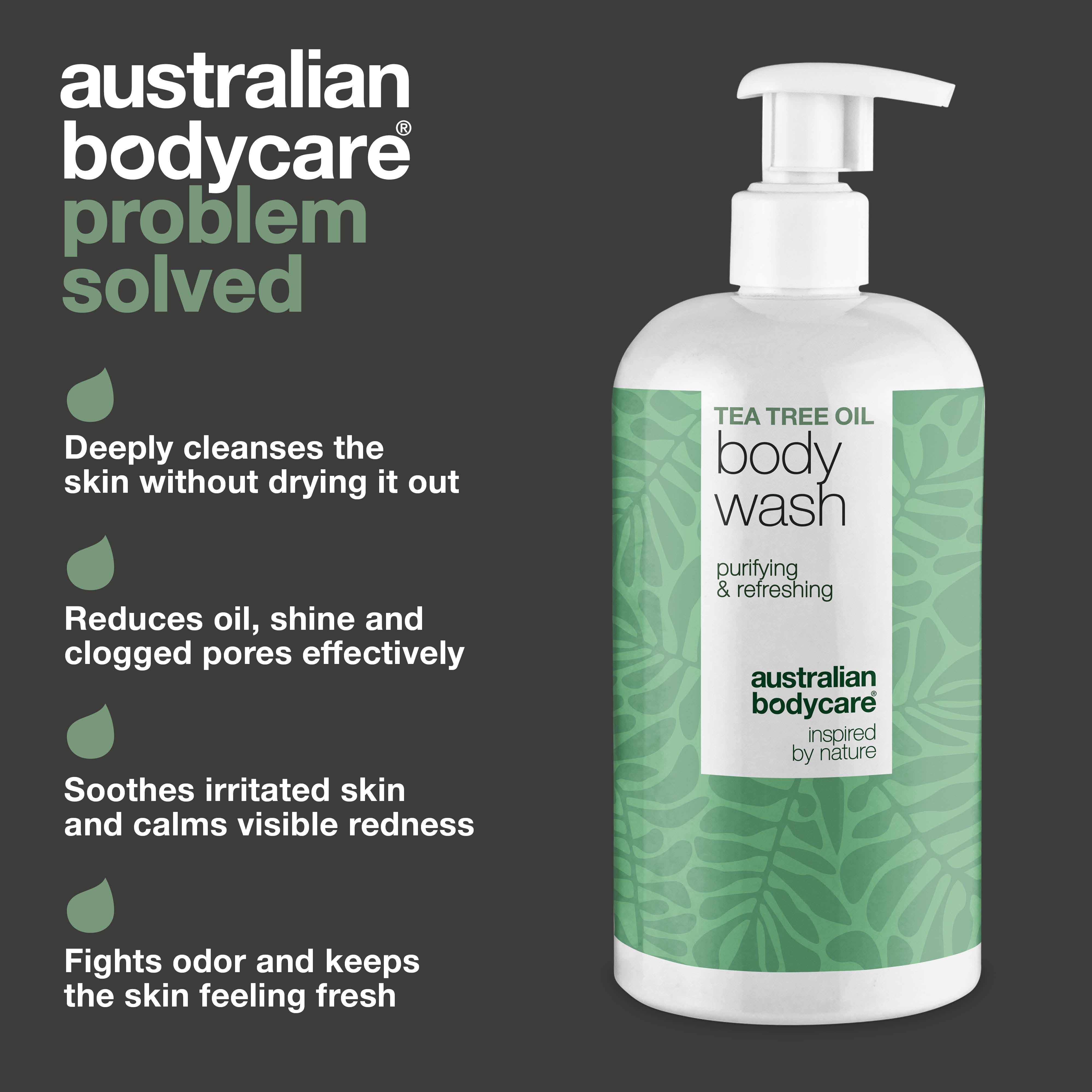 Tea Tree vartalopesu näpyille, hajulle ja kutinalle – Tea Tree Oil ja Zinc PCA