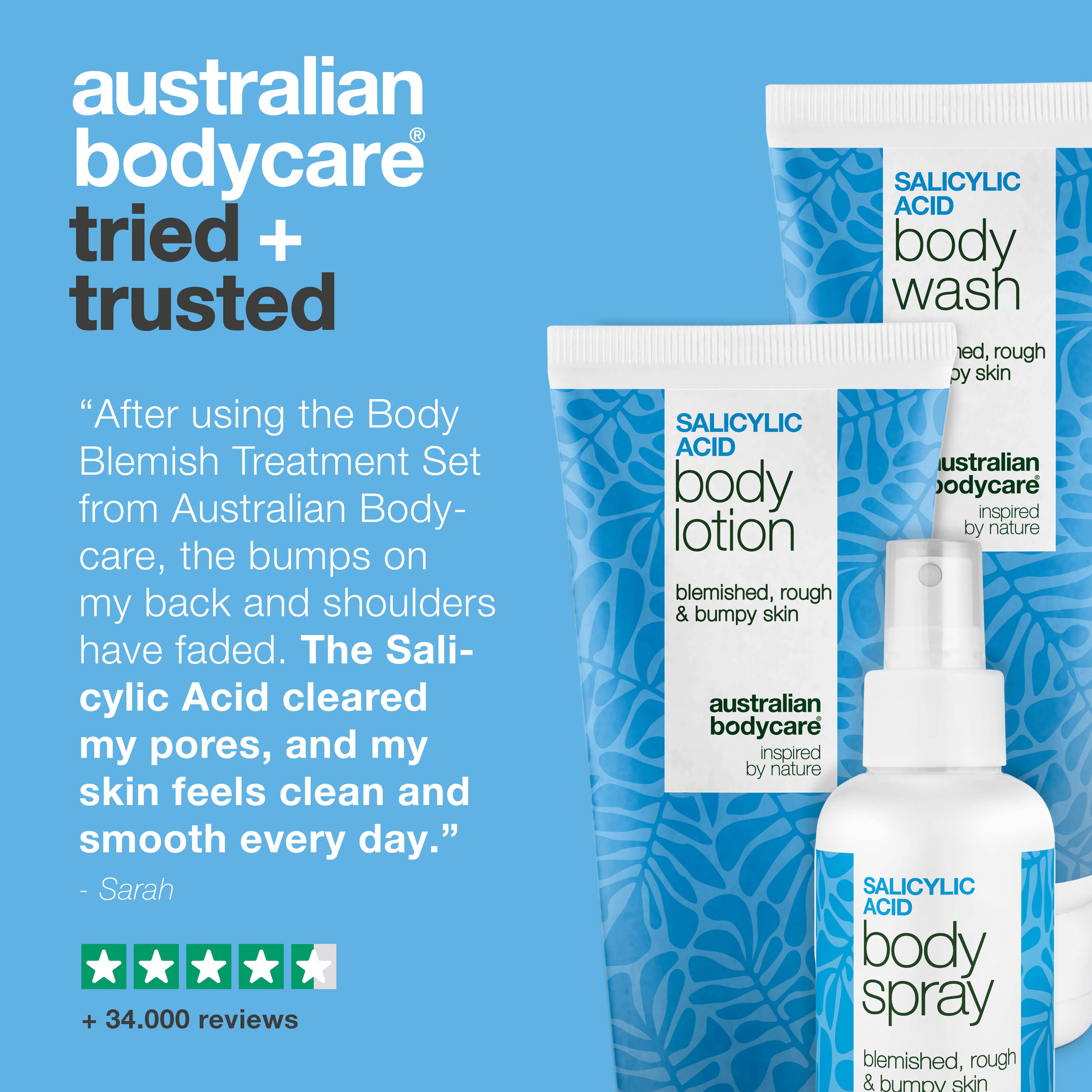 Pakkaus finneille ja epäpuhtaalle iholle – 3 vaihetta salisyylihapolla — Vartalonhoito finneille ja epäpuhtauksille. Puhdistaa huokoset salisyylihapolla, niacinamide & sinkillä jättäen ihon tasaiseksi