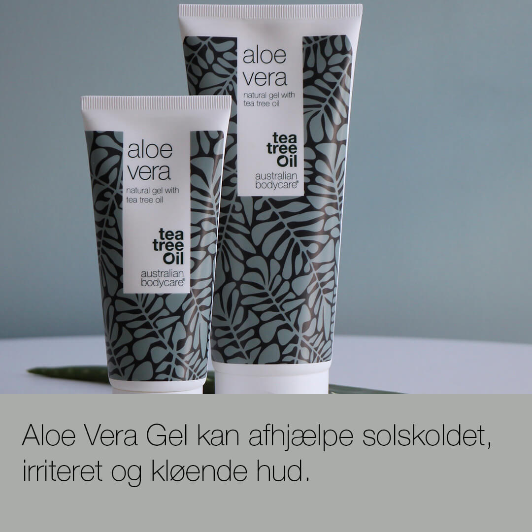 Aloe Vera geeli auringonpolttamille — Rauhoittava ja viilentävä geeli lievittää kutinaa ja ihon ärsytystä luonnollisin aktiiviainein.