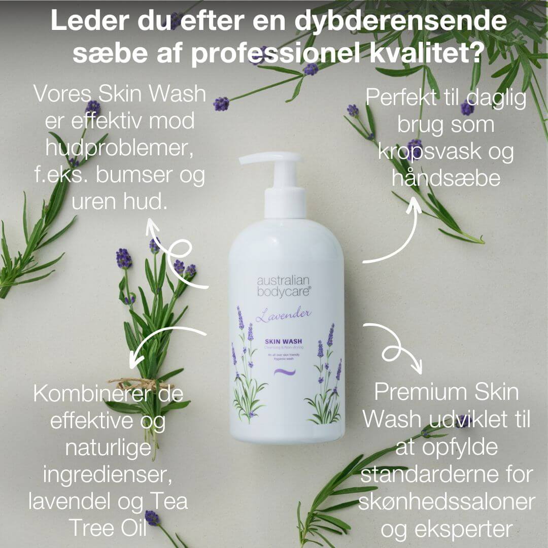 Laventeli Skin Wash ongelmaiholle — Rauhoittaa kutinaa ja puhdistaa epäpuhtaudet luonnollisesti