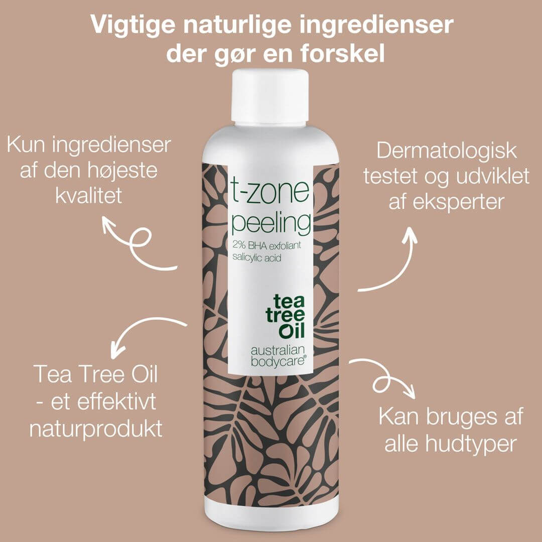 T-zone Peeling 2 % BHA – Puhdistaa huokoset & vähentää mustapäitä — T-zone Peeling 2 % BHA poistaa kuolleet ihosolut, säätelee talintuotantoa ja ehkäisee epäpuhtauksia. Kirkkaampi ja puhtaampi iho.