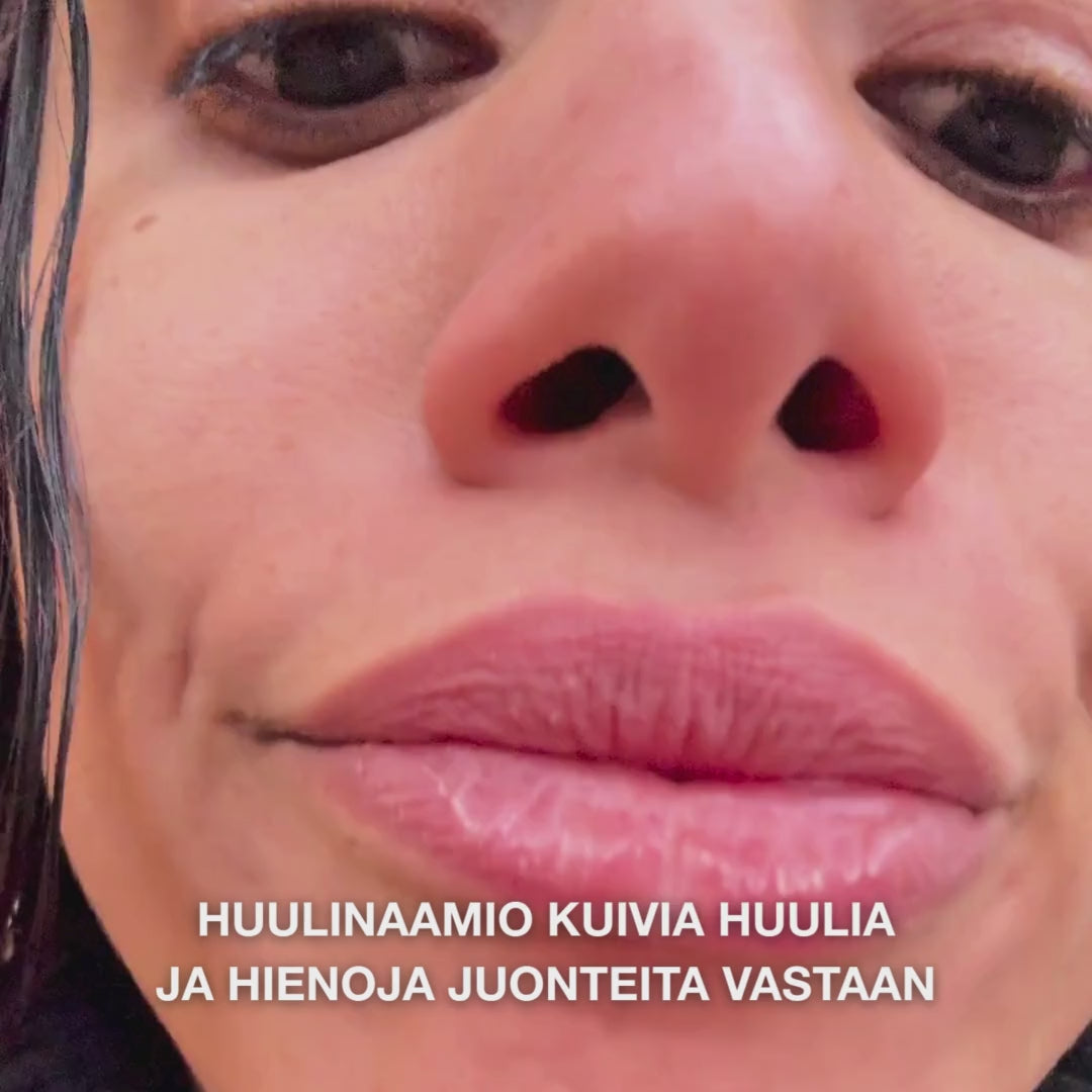 Huulinaamio kuiville ja halkeileville huulille – B12 ja kollageeni — Huulinaamio kuiviin ja rohtuneisiin huuliin. Kosteuttaa ja pehmentää. Sisältää B12-vitamiinia, kollageenia ja hyaluronihappoa.
