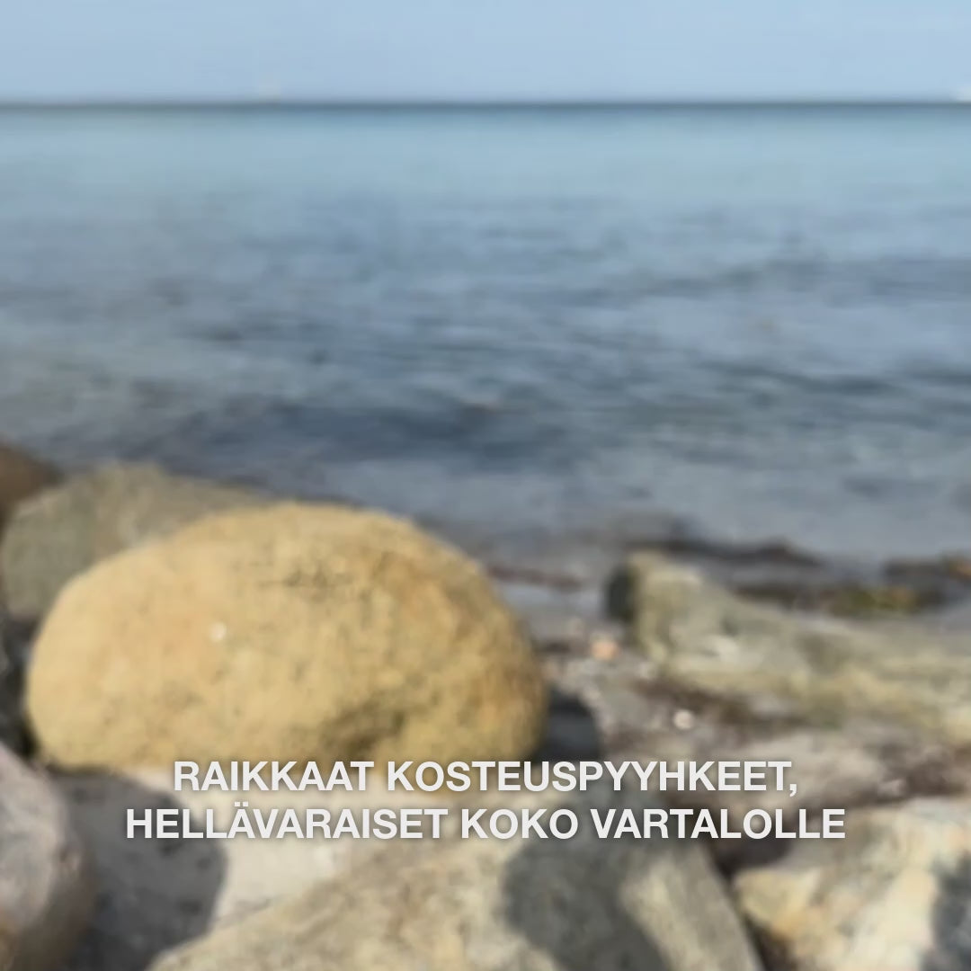 Tuotevideo: Kosteuspyyhkeet ihoon ja hajuun